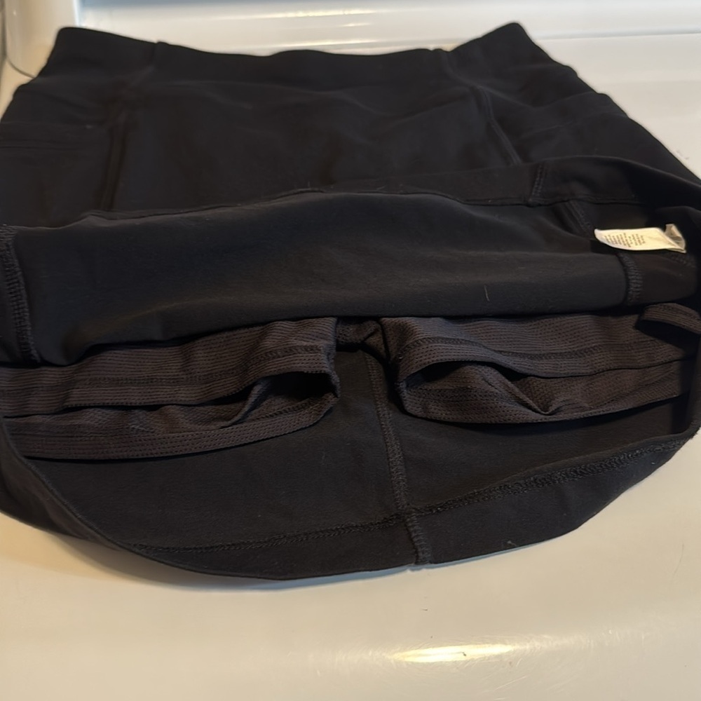 Athleta Women's Excursion Skort Skirt Black Large pockets 153396 Size XS - Picture 7 of 11
